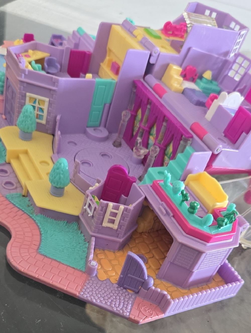 SOLD----Bluebird Polly Pocket 1994 Magical Mansion Lights Work OG Polly/Carriage - Picture 11 of 16